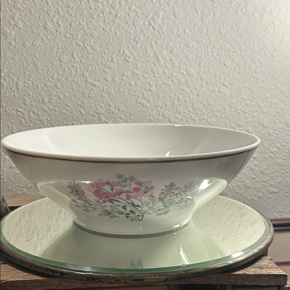 Pastel Floral Ceramic Bowl Bloom Core